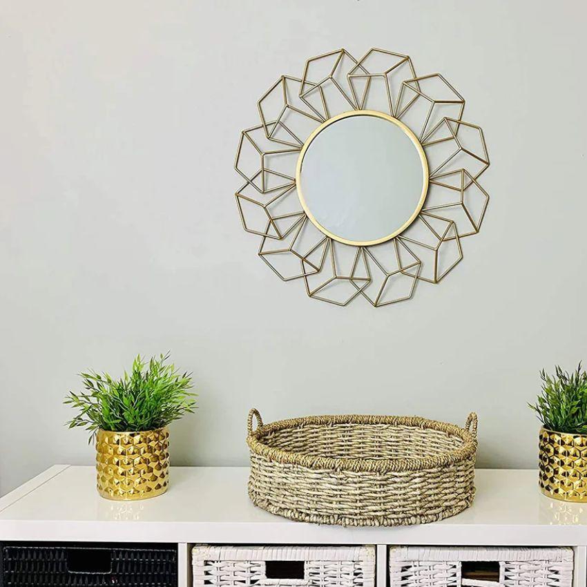 Modern Stylish Decorative Wall Mirror | 24 x 24 inches