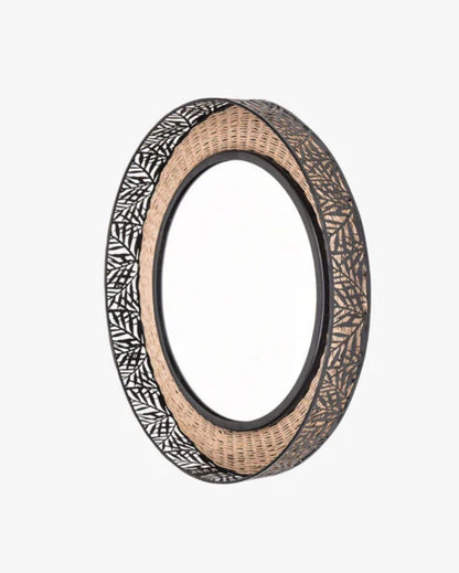 Rattan Hand Woven Mirror | 24 x 24 inches