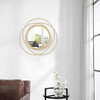 Simple Modern Round Wall Mirror | 18 x 3 x 18 inches