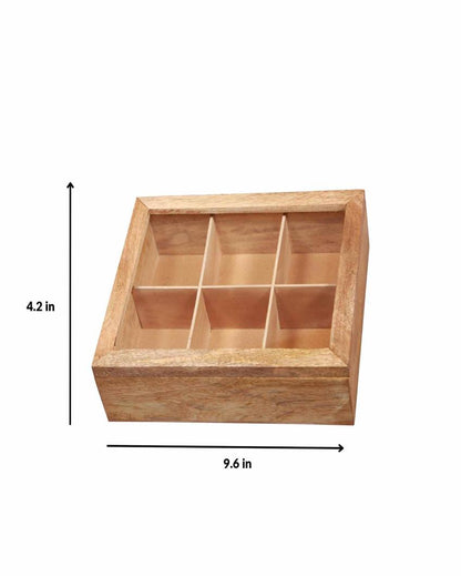 Aachman Wooden Tea Box | 10 Inch