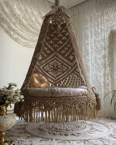 Brown Babe Macrame Swing | 30 x 78 inches