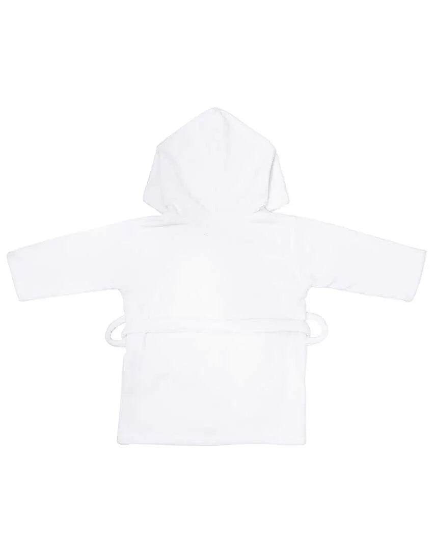 Panda Style Cotton Hooded Baby Robe