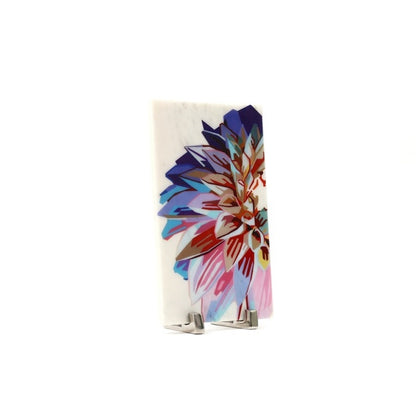 Floral Elegance Marble Showpiece | 6 x 10 inches