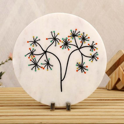 Tree of Life Marble Showpiece | 10 x 10 inches