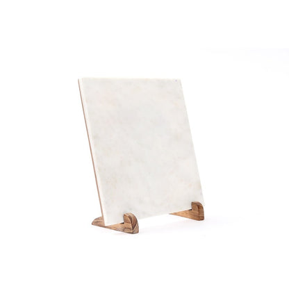 Grand Leaf Marble Showpiece | 10 x 10 inches