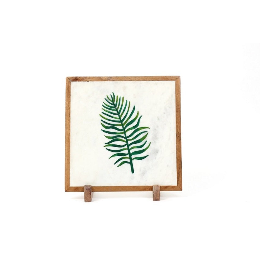 Nature Walk Marble Showpiece | 10 x 10 inches