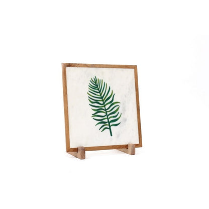 Nature Walk Marble Showpiece | 10 x 10 inches