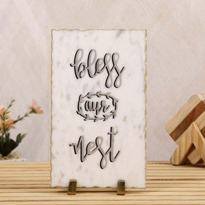 Bless Our Cozy Nest Showpiece | 6 x 10 inches