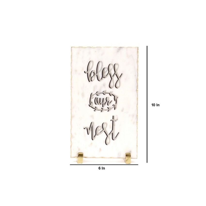 Bless Our Cozy Nest Showpiece | 6 x 10 inches