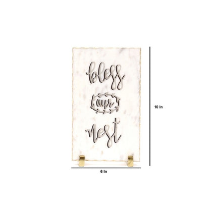 Bless Our Cozy Nest Showpiece | 6 x 10 inches