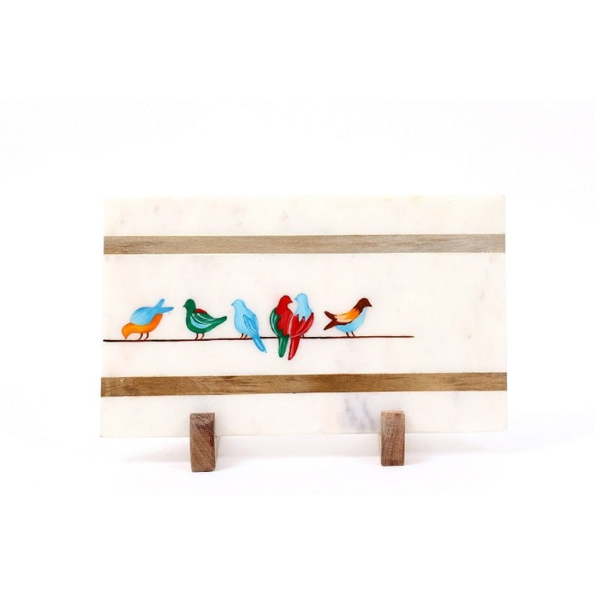 Cheerful Birdies Showpiece | 10 x 6 inches