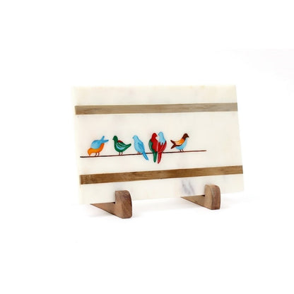 Cheerful Birdies Showpiece | 10 x 6 inches