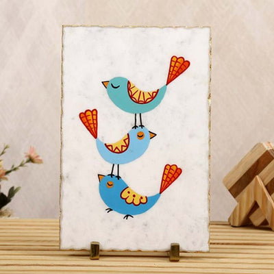 Birds in Harmony Showpiece | 8 x 12 inches