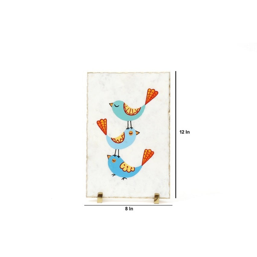 Birds in Harmony Showpiece | 8 x 12 inches