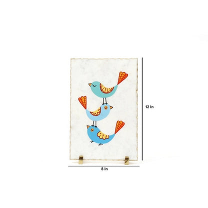 Birds in Harmony Showpiece | 8 x 12 inches