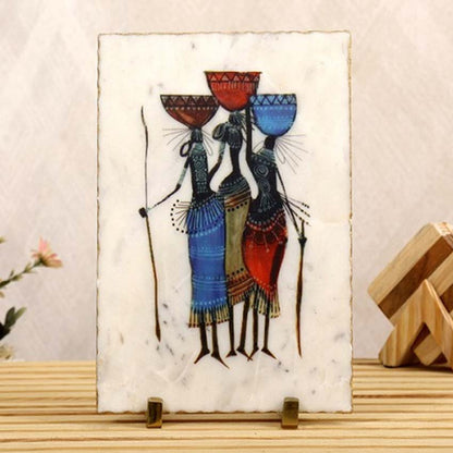 Folk Art Spirit Showpiece | 8 x 14 inches