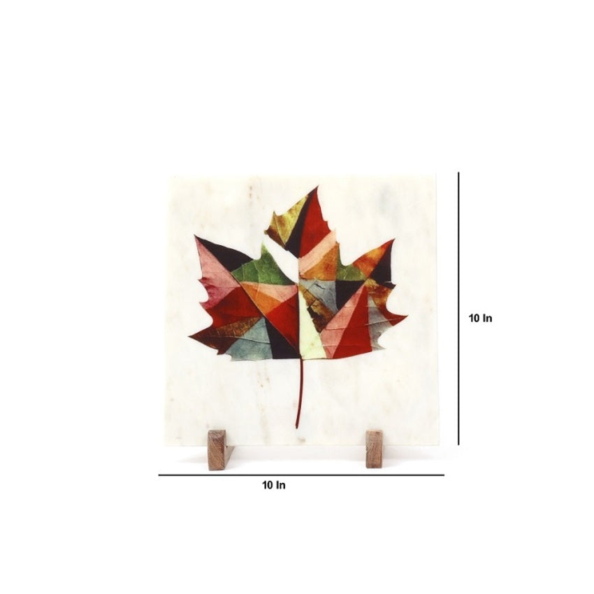 Maple Leaf Charm Showpiece | 10 x 10 inches