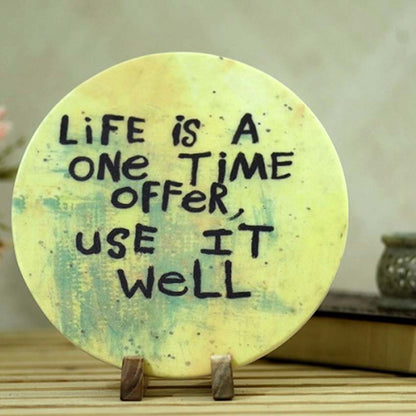 Essence of Life Marble Showpiece | 10 x 10 inches