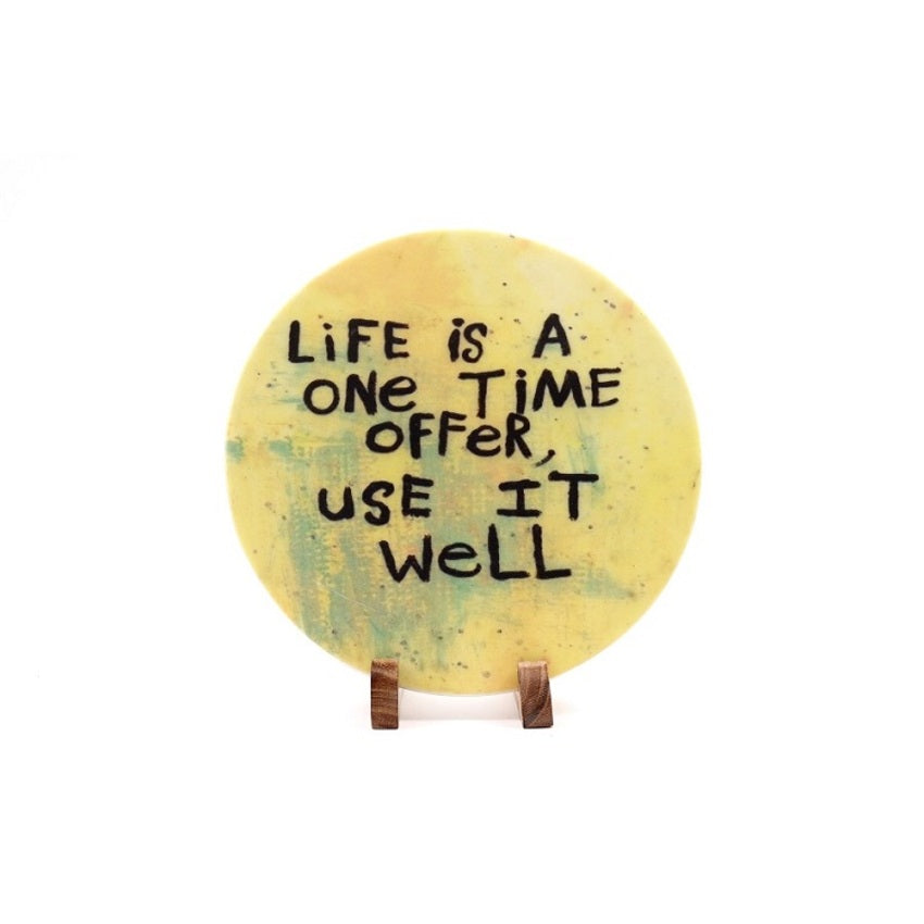 Essence of Life Marble Showpiece | 10 x 10 inches