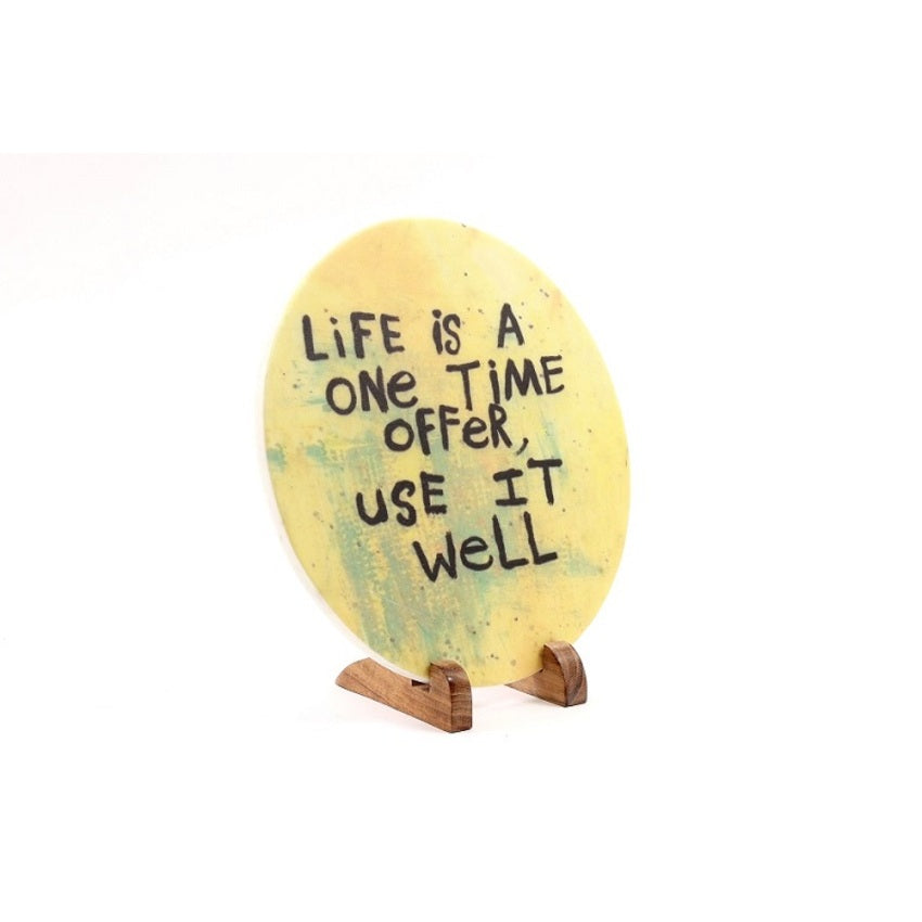 Essence of Life Marble Showpiece | 10 x 10 inches