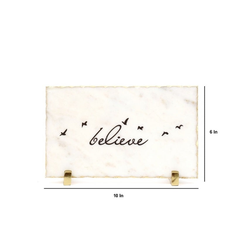 Believe in Wonders Showpiece | 10 x 6 inches