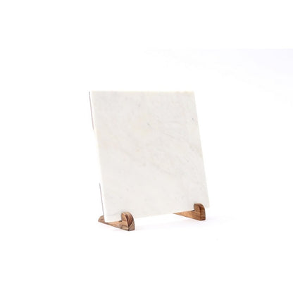 Wine and Dine Marble Showpiece | 10 x 10 inches