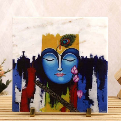 Divine Krishna Showpiece | 10 x 10 inches