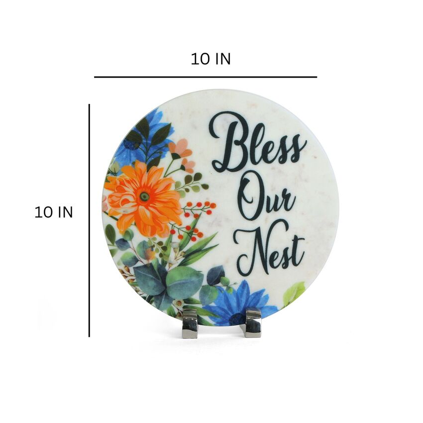 Bless This Nest Showpiece | 10 x 10 inches