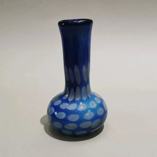 Blue Hues Murano Glass Style Vase | 2 x 4 inches