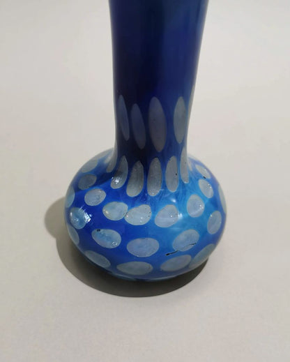 Blue Hues Murano Glass Style Vase