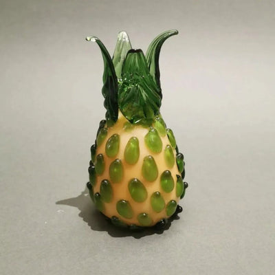 Pineapple Shapes Murano Glass Style Decoration | 2 x 4 inches