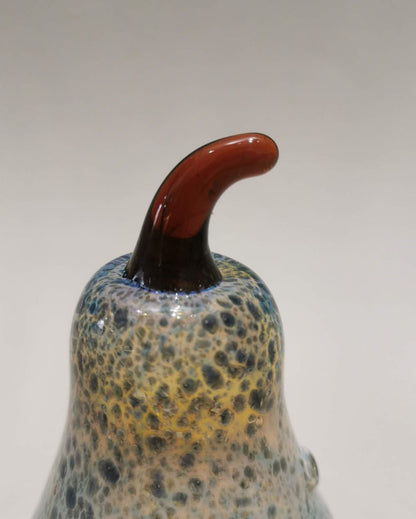 Murano Glass Style Decorative Marble Pear Art