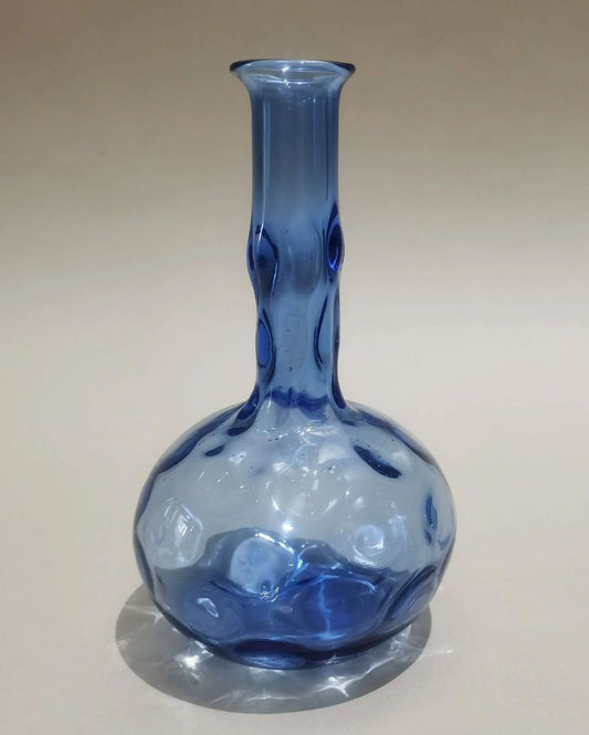 Antique Murano Glass Style Vase Blue