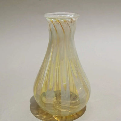 Natural Hues Murano Glass Style Vase | 2 x 4 inches