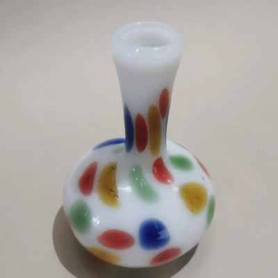 Multicolor Murano Glass Style Vase | Celebration | 3 x 5 inches