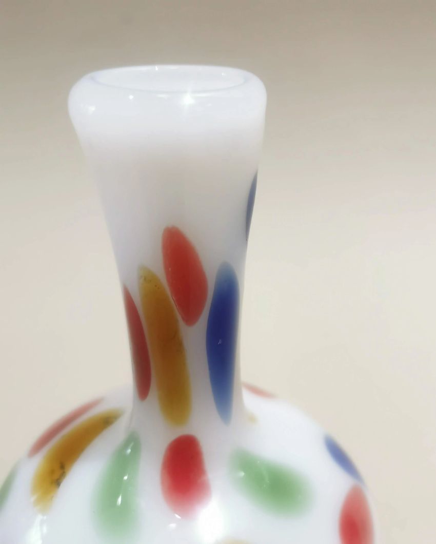 Multicolor Murano Glass Style Vase | Celebration