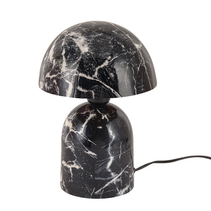 Antique Marble Finish Mushroom Glow Table Lamp Light | 8 x 13 inches