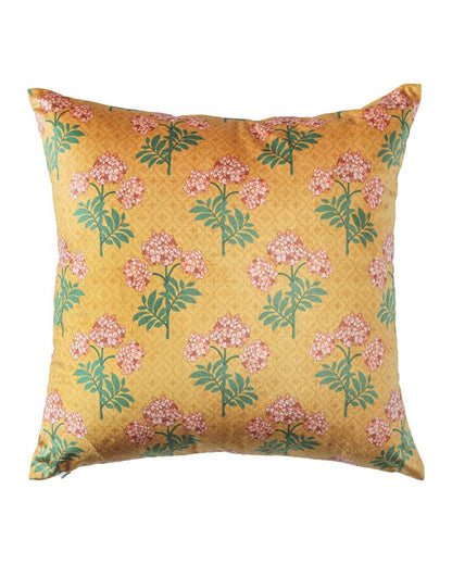 Madhvi Printed Velvet Cushion Covers | 16 x 16 inches