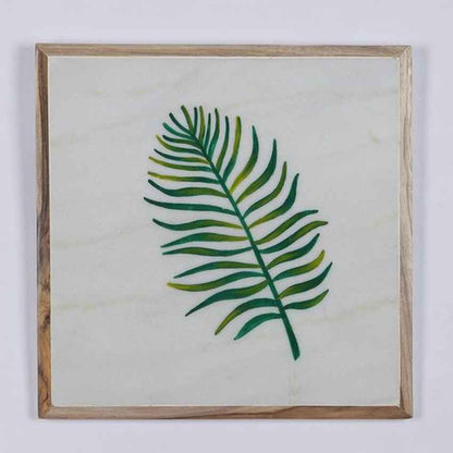 Sculpted Nature Walk Marble Wall Art | 10 x 10 inches