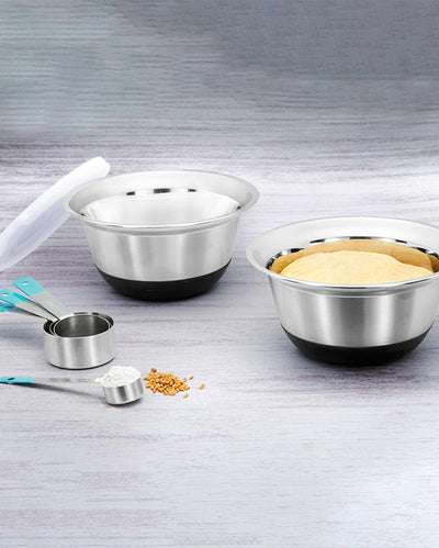 Reliable Stainless Steel 4 QT Mixing Bowl Heavy Duty | 11 x 5 inches