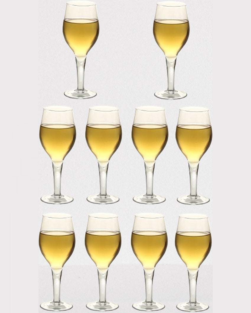 Sophisticated Tall Champagne Flutes Preserve Bubbles | 250ml | 3 x 7 inches
