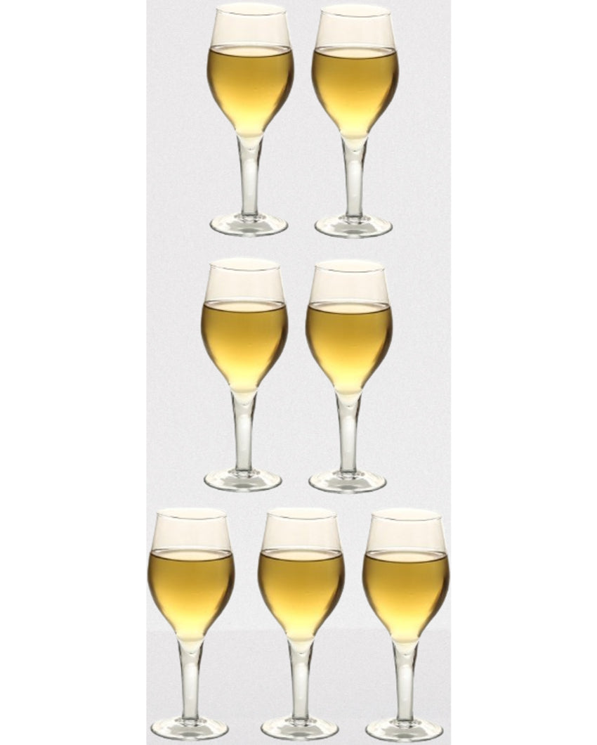 Sophisticated Tall Champagne Flutes Preserve Bubbles | 250ml | 3 x 7 inches
