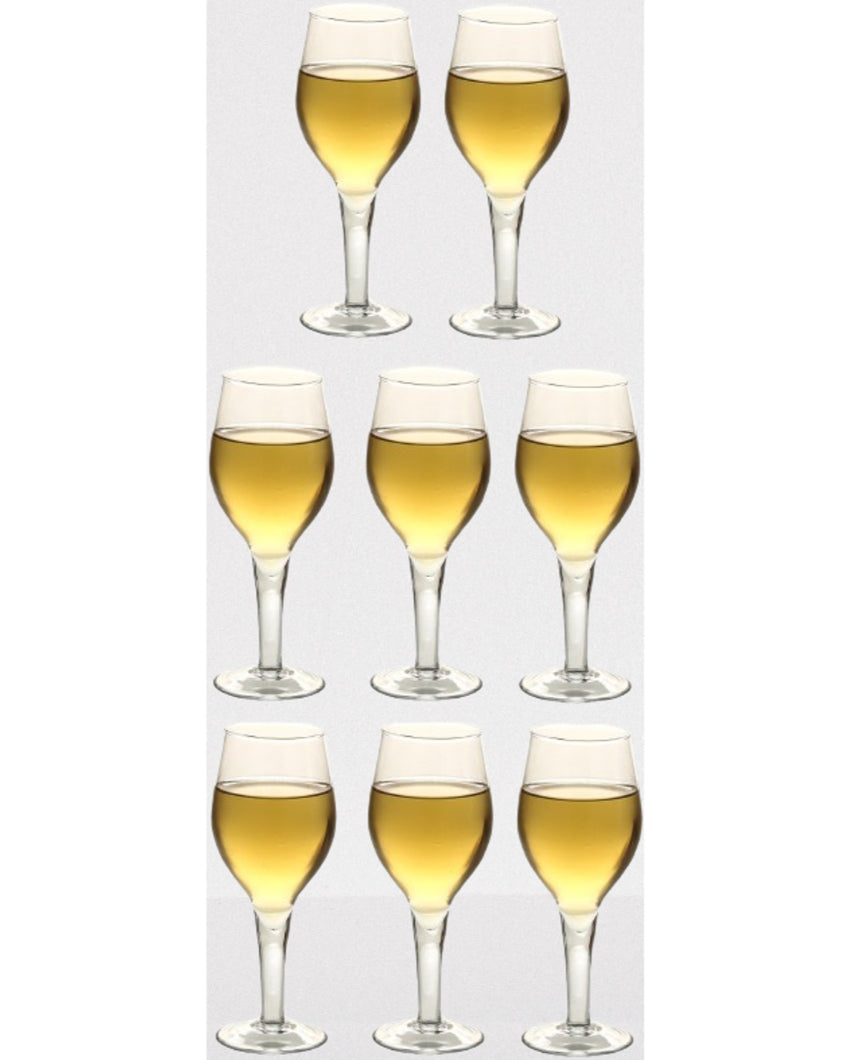 Sophisticated Tall Champagne Flutes Preserve Bubbles | 250ml | 3 x 7 inches