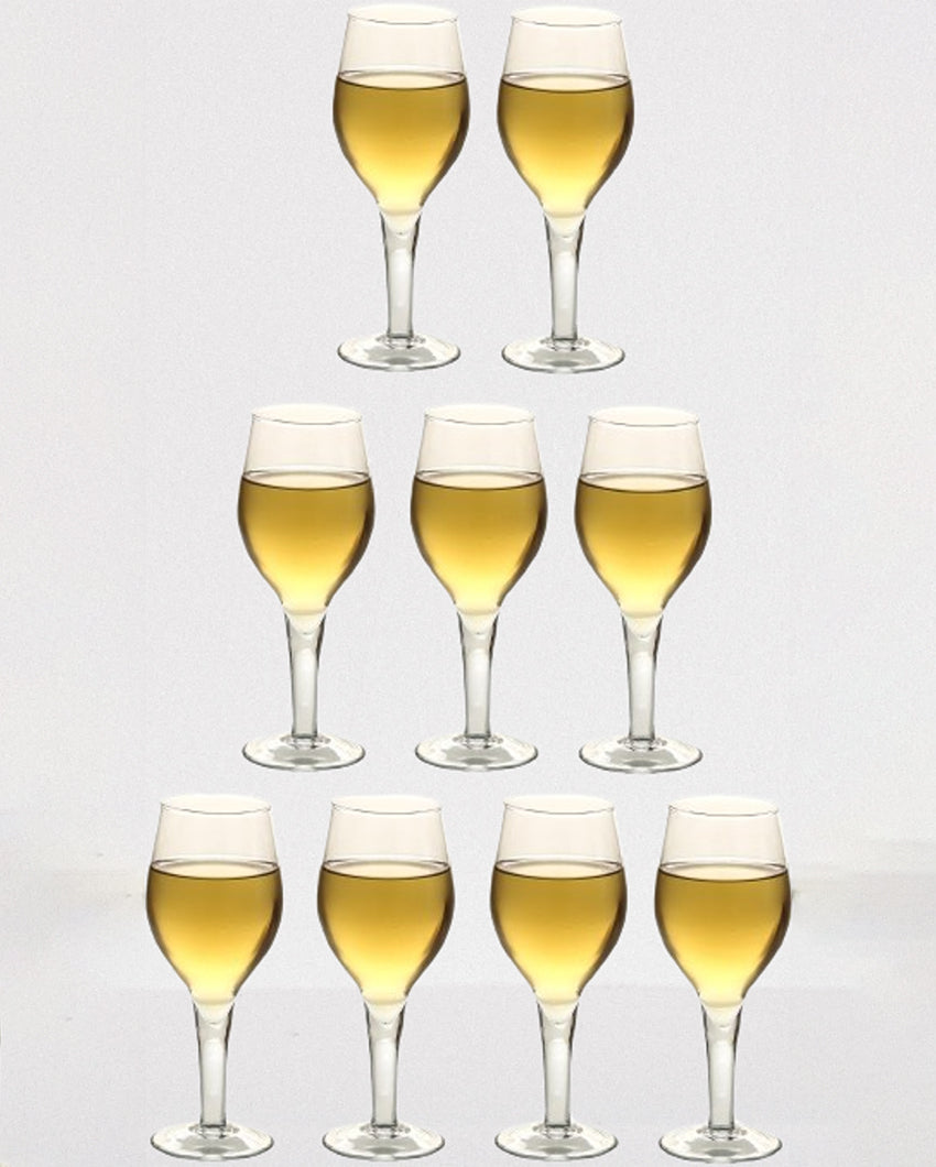 Sophisticated Tall Champagne Flutes Preserve Bubbles | 250ml | 3 x 7 inches
