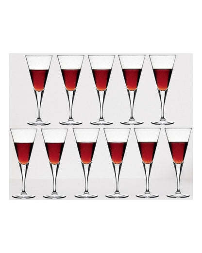 Elegant Long Stem Wine Goblets Classic Style | 150ml | 4 x 7 inches