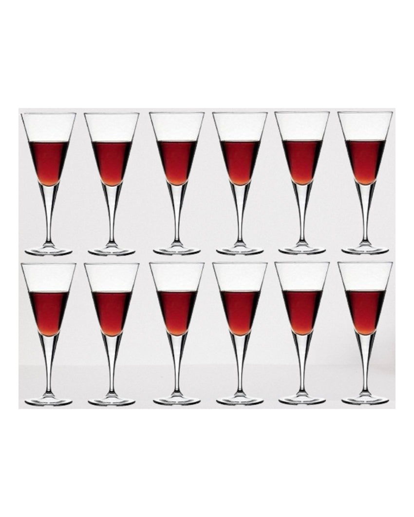 Elegant Long Stem Wine Goblets Classic Style | 150ml | 4 x 7 inches