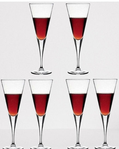 Elegant Long Stem Wine Goblets Classic Style | 150ml | 4 x 7 inches