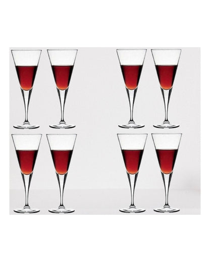 Elegant Long Stem Wine Goblets Classic Style | 150ml | 4 x 7 inches