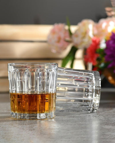 Graceful Elegance Transparent Wine Glass  | 200ml |  Set of 6  |  3 x 3 inches