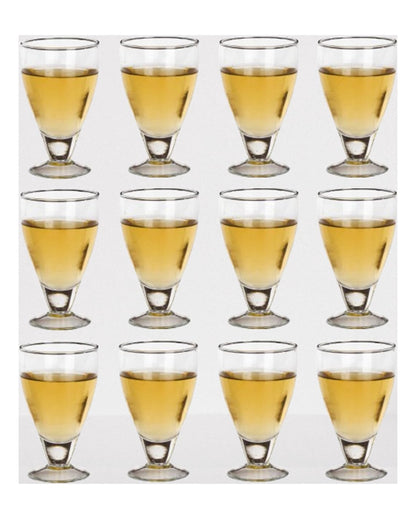 Premium Tableware Crystal Clear Quality Wine Glass  | 250ml |  2 x 5 inches